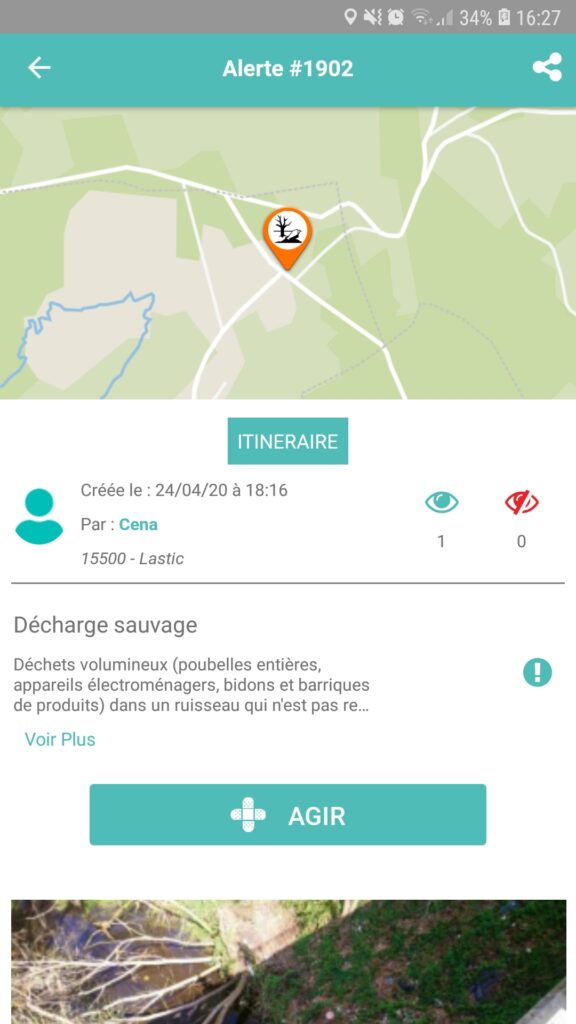 carte decharge sauvage cantal