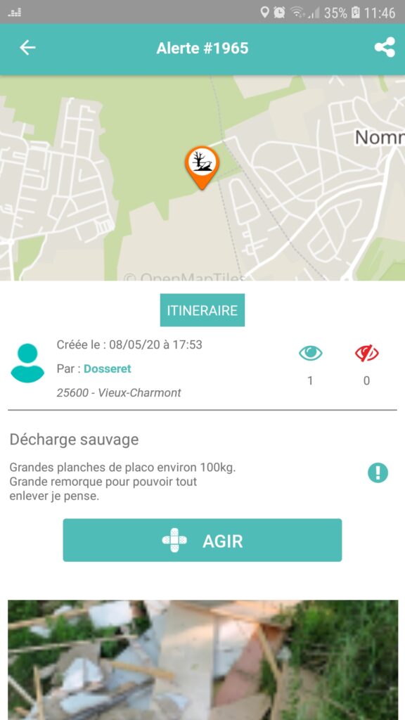 décharge sauvage 25