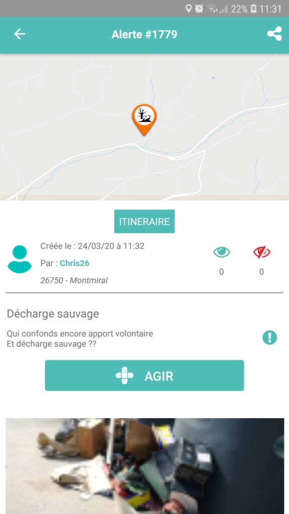 décharge sauvage carte 26