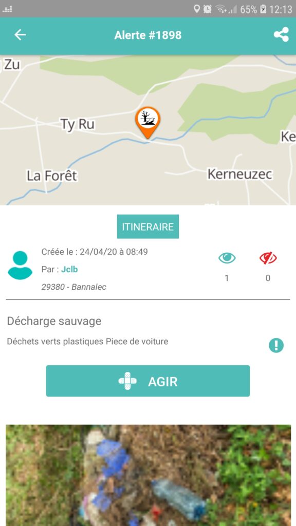decharge sauvage carte 29